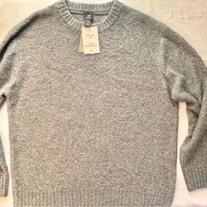 H&M Men's Crewneck Sweater in Heather Gray